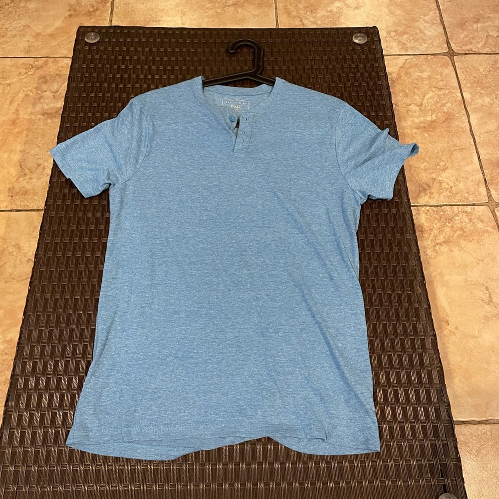 FNF Blue Button Up T-Shirt